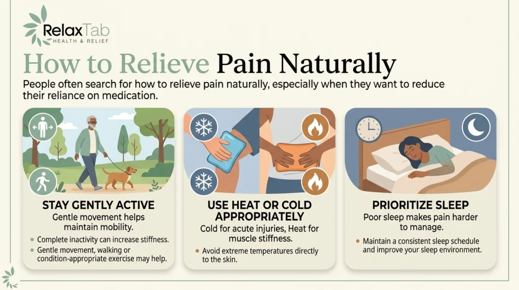 how to relieve pain naturally