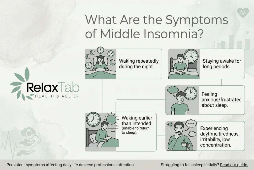 middle insomnia symptoms